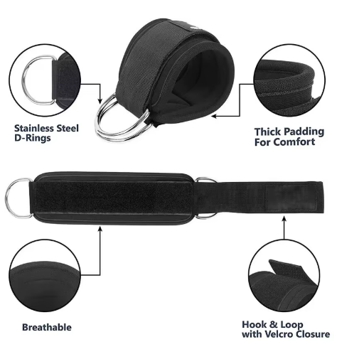 Ankle strap resistance bands