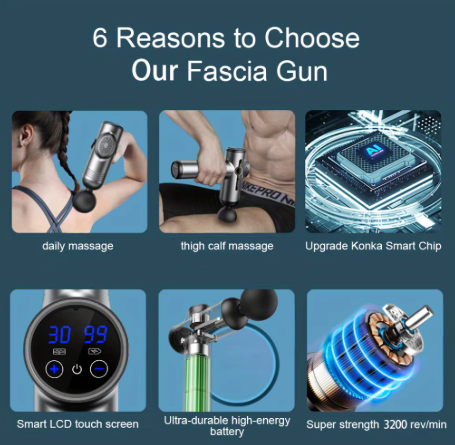 Deep muscle massage gun