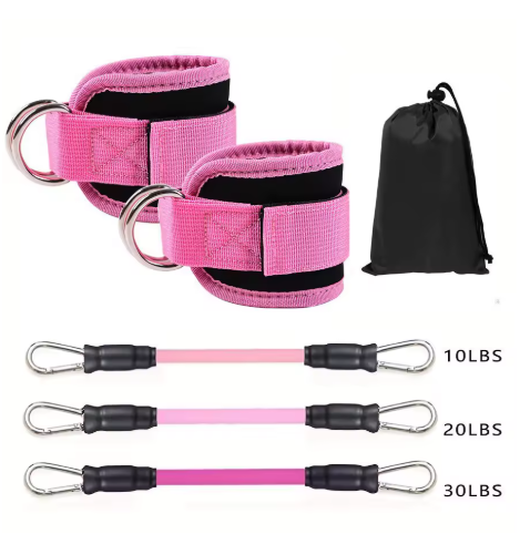 Ankle strap resistance bands