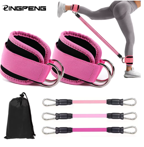 Ankle strap resistance bands