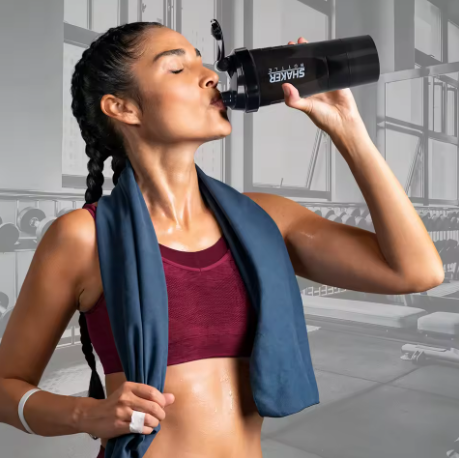 3-Layer protein bottle shaker
