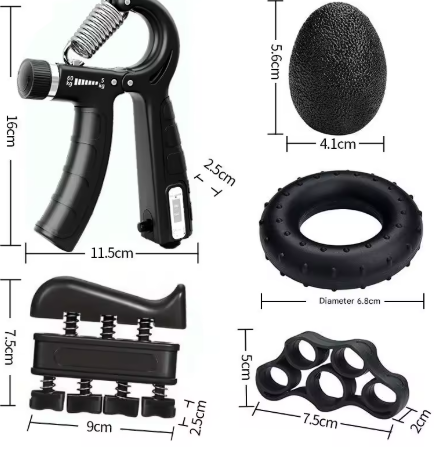 5-Piece Grip Strength Trainer Set