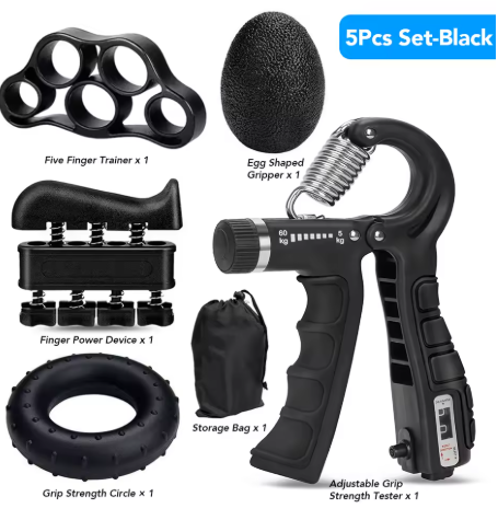 5-Piece Grip Strength Trainer Set